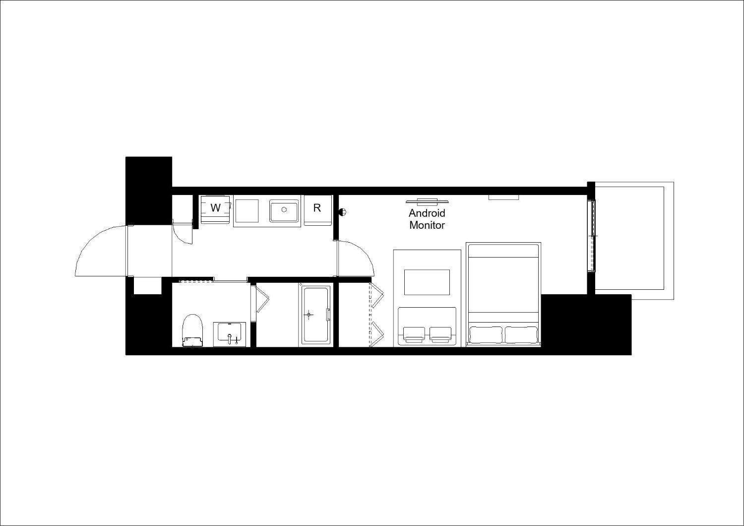 Ferienwohnung Lighthouse Otsuka Präfektur Tokio Zimmer foto